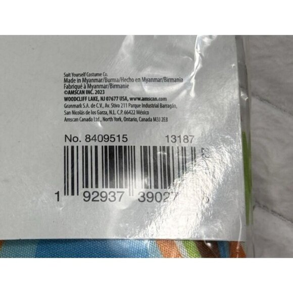 NIB 60's Costume Kit Includes Shirt, Necktie, & Pants Adult Plus 2XL - Picture 8 of 9